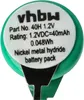 vhbw 5x NiMH Ersatz Knopfzellen-Akku Typ 1/V40H 2-Pins Produktbild-Vorschau 5