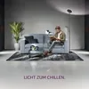 Deckenfluter mit Leseleuchte, Dimmbar, Schwarz, Rund, Produktbild-Vorschau 2
