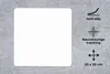 MuchoWow® Mauspad Mousepad Einfarbig - Design - Weiß - Produktbild-Vorschau 2