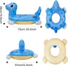 Blauer Dinosaurier-Schwimmring für Kinder von 5 bis 10 Produktbild-Vorschau 4