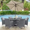 Sekey Sonnenschirm 220 cm mit Kurbel und Auto-Kippen, UPF Produktbild-Vorschau 2