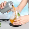 Podložky pod poháre zo silikónu, okrúhle, čierne, v Náhľad obrázku produktu 6