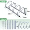 Fiqops stojan na 4 bicykle 101x32x26cm pozinkovaný a vhodný Náhľad obrázku produktu 2