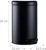 Relaxdays Mülleimer, 12 Liter, entnehmbarer Produktbild-Vorschau 4