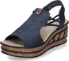 Rieker Riemchensandalette  Blau Produktbild-Vorschau 38