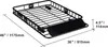 Kosz bagażowy na dach SucceBuy, 117,5 x 91,5 x 11,4 cm, Podgląd zdjęcia produktu 8