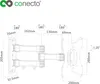 conecto LCD LED TV Fernseher Monitor Wandhalterung neigbar, Produktbild-Vorschau 4