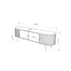 Decortie Gentle TV-Board Eiche 180x40x50,7 cm Produktbild-Vorschau 4