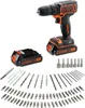 BLACK & DECKER BDCDC18BAFC - Bohrtreiber - Li Ion 2x18 V Produktbild-Vorschau 2