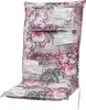 Auflage Hochlehner Rom 0798 rosa-grau Blumen Landhaus Produktbild-Vorschau 1
