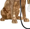 BELIANI Tischlampe Gold Kunstharz Hund Tierform Glamouröser Produktbild-Vorschau 7