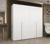 Šatníková skriňa 200 cm BETULA - biela / kašmír Náhľad obrázku produktu 1