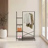 Portaabiti Relaxdays, 5 ripiani, asta appendiabiti, A x L x Anteprima dell’immagine prodotto 2