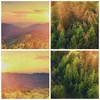 Bild auf Leinwand - Leinwandbild - Berge Natur - 40x40cm - Produktbild-Vorschau 8