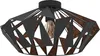 A close-up, studio shot of a modern ceiling light fixture. Produktbild-Vorschau