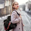 Cityrucksack Retro Rucksack Damen 3 in 1 Handtasche Mädchen Produktbild-Vorschau 3