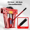 Curvatubi Wiltec idraulica 8 t, curvatubi con 3 pezzi Anteprima dell’immagine prodotto 15