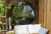 MuchoWow® Gartenposter Outdoor-Poster Rund Viel Vegetation Produktbild-Vorschau 2