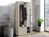 A hallway or entryway with a modern wardrobe set, a chair, and a plant. Produktbild-Vorschau