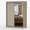 Armoire à portes coulissantes Armoire 150 cm Sonoma/blanc Voir les images du produit 2
