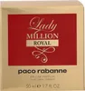 The image shows the front of a perfume box. Voir les images du produit