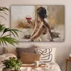 MuchoWow© Leinwand Bilder 120x80 cm - Design: Frau mit Produktbild-Vorschau 2