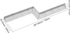 SucceBuy Tunnel pour poules, 287 x 78,7 x 24,2 pouces (L x Voir les images du produit 8