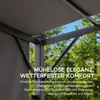 Sunjoy Stoff Whirlpool Pergola / Pavillon 3x3 Titov - 270cm Produktbild-Vorschau 20