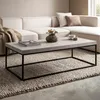 FineBuy Couchtisch 120x60x38 cm Beige Sofatisch Modern Produktbild-Vorschau 1