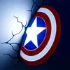 Marvel 3D LED svietidlo Captain America Shield Náhľad obrázku produktu 7