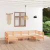 The Living Store 6-tlg. Garten-Lounge-Set Massivholz Kiefer Produktbild-Vorschau 1