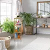 Relaxdays Kúpeľňová polica z orechového dreva, rozmery 146 Náhľad obrázku produktu 5