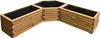 HolzGarden Pflanzkübel Set 3 Stück Holz Teak Imprägniert Produktbild-Vorschau 1