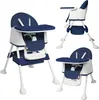 XMTECH Bleu Chaise Haute Multifonctionnelle pour Bébé : Voir les images du produit 1