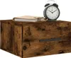 vidaXL Wand-Nachttisch Räuchereiche 35x35x20 cm Produktbild-Vorschau 3