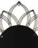 Close-up view of the back of a decorative mirror with a metal frame. Náhled obrázku produktu