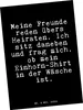 Mr. & Mrs. Panda Grußkarte Meine Freunde reden übers... - Produktbild-Vorschau 1