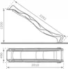 Wellenrutsche reX 228 cm limongrün Produktbild-Vorschau 7