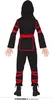 A child wearing a ninja costume, shown from the back. Produktbild-Vorschau