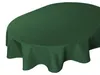 Tischdecke oval dunkelgrün 160x260 cm Leinenoptik Produktbild-Vorschau 6