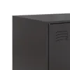 vidaXL Sideboard noir 67x39x107 cm acier Voir les images du produit 10