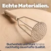 Kartoffelstampfer aus Buche mit Metallplatte für Produktbild-Vorschau 6