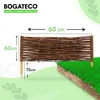 10 x BOGATECO Bordure de parterre en saule | 60 cm de long Voir les images du produit 3
