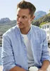 H.I.S. Langarmhemd blau Größe M Produktbild-Vorschau 6