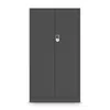 A grey metal cabinet with a digital lock on the right door, set against a white background. Náhľad obrázku produktu