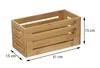 Boîte en bois pour balcon, bambou, 15 x 31 cm Voir les images du produit 3