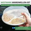 Westmark Set pour micro-ondes, 2 pièces, assiette de menu Voir les images du produit 2