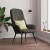 The Living Store Relaxsessel Dunkelgrau Samt Produktbild-Vorschau 2