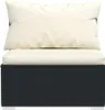 vidaXL 9-tlg. Garten-Lounge-Set mit Kissen Poly Rattan Produktbild-Vorschau 4