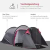 Outsunny Zelt für 2-3 Personen 190T Tunnelzelt Campingzelt Produktbild-Vorschau 3